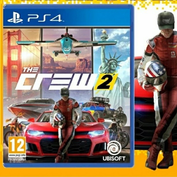 Kaset Game Ps4 The Crew 2/ Ps4 The Crew 2/ Cd Playstation The Crew 2