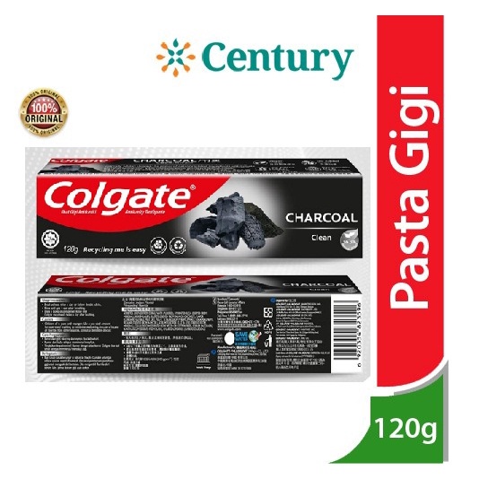 Colgate Toothpaste Naturals Pure Clean 120 G/ Toothpaste / Pasta Gigi / Bau Mulut / plak GIGI