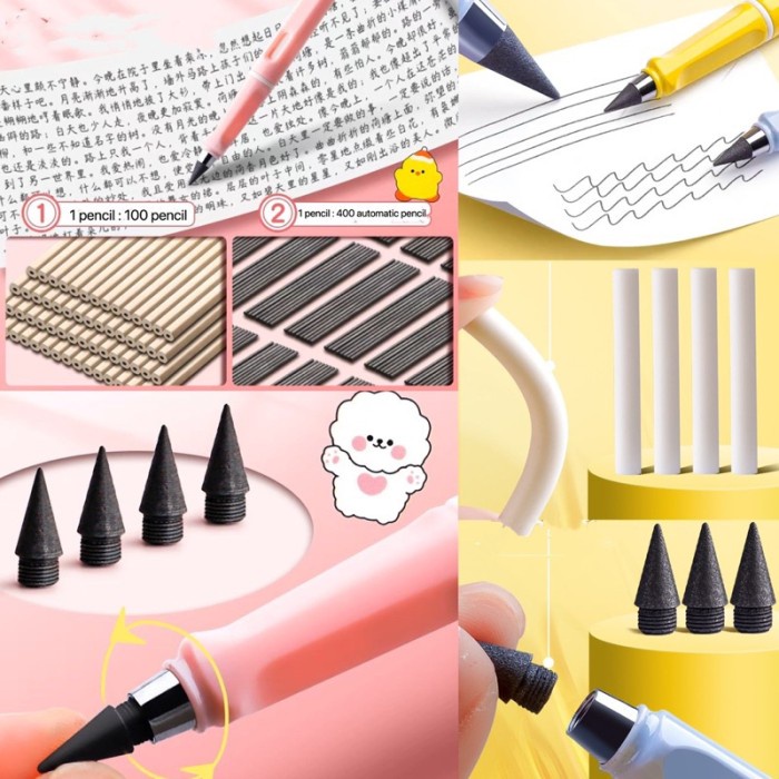 

Pulpen Gel Mekanik Pena Pen Set Warna Warni Alat Tulis Sekolah Kantor