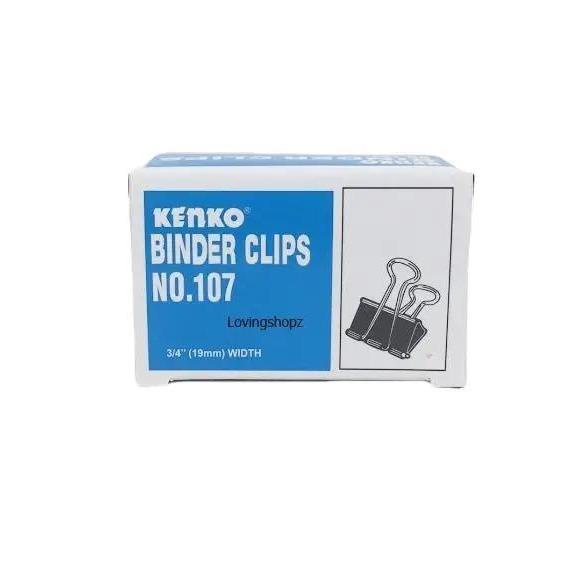 

Kantor Binder Clips No.107 - Alat Tulis Kantor - Hitam Stationery