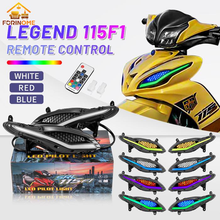 Lampu Motor Zhipat 7 Warna Senja Gaban Jupiter Z1/Yamaha Srl115Fi Putih Merah Pilot Light Jupiter