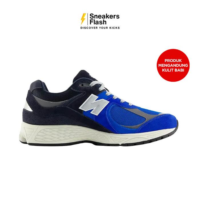 NEW BALANCE 2002R Blue Oasis Sepatu Sneakers Pria - M2002RPB - Size 42.5