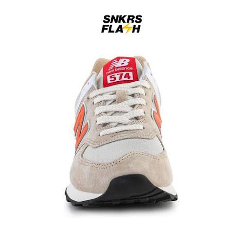 NEW BALANCE 574 Chicken Bone Orange Sepatu Sneakers Unisex - U574HBO - Size 44