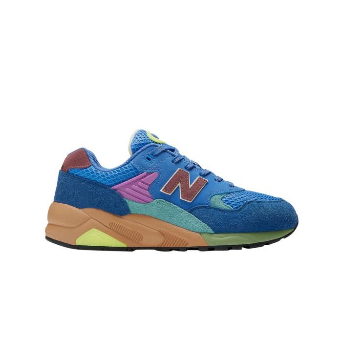 NEW BALANCE 580 Blue Multicolor Sepatu Sneakers Pria - MT580HSB - Size 40.5