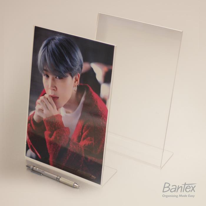 

PROMO! Bantex A4 Acrylic Slanted Display 8852 08 Poster Sign Holder / Photocard PC Holder / Tent