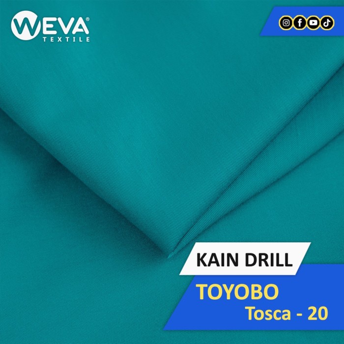 TERBATAS Bahan Kain Toyobo Tosca 20 - Kain Kemeja Gamis - Kain Drill Murah