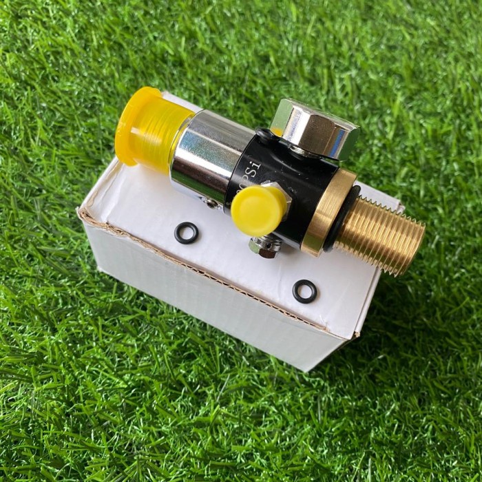 PROMO Regulator Knockdown Drat M18 Kepala Stainlis Knockdown Kuningan
