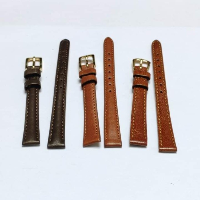 Tali Jam Kulit 10Mm Leather Strap Tali Jam Tangan Wanita New