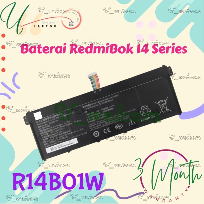 Baterai R14B01W RedBook 14 in Red Notebook Series