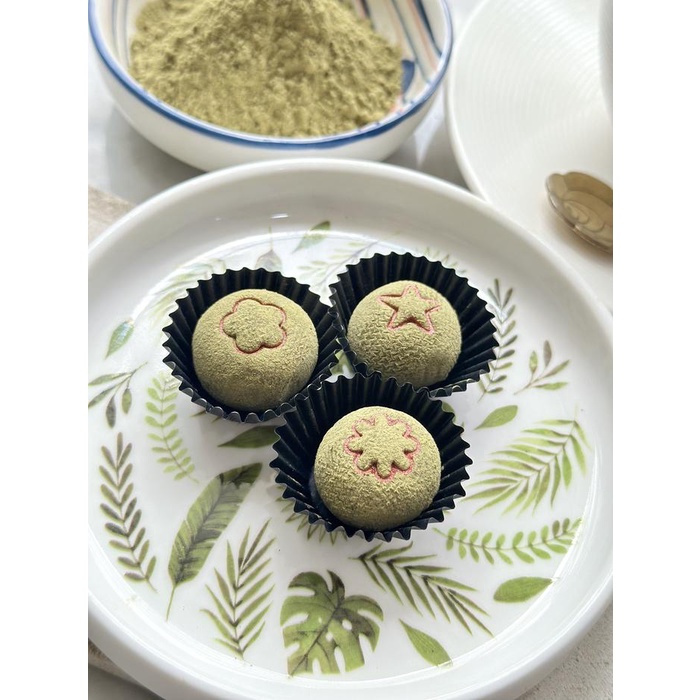 

terbaru !!! zelco - coklat ball cokelat lembut mix matcha creamy premium food snack bola cemilan
