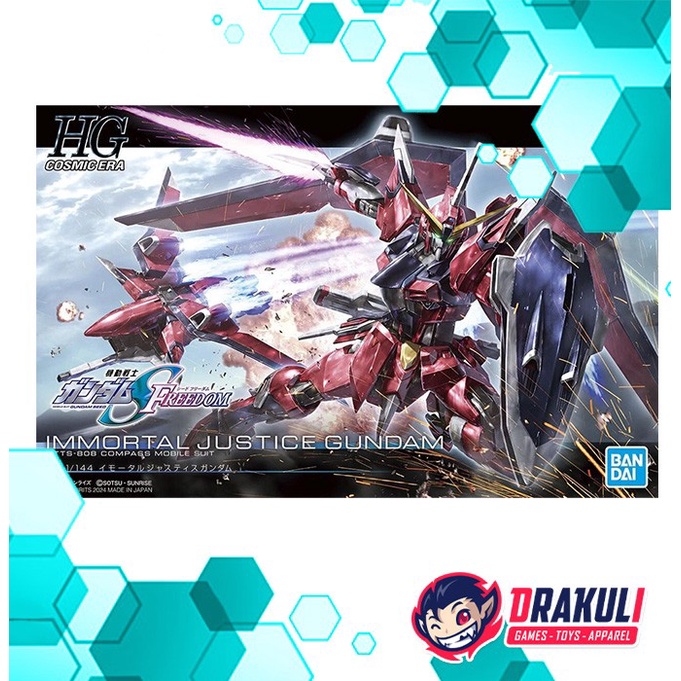 BANDAI Plamo HG Immortal Justice Gundam