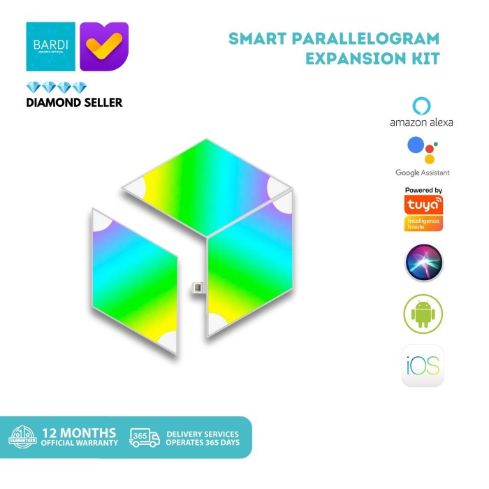 BARDI Parallelogram Panel Expansion Kit