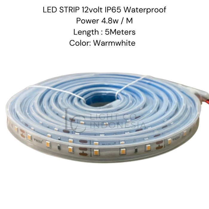 LED STRIP 12v IP65 warmwhite waterof / led strip waterof vacolux