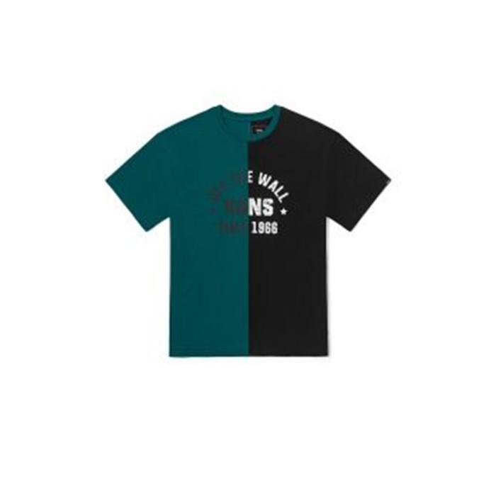 VANS Tee Unisex Ap M Cut Ss Deep Teal Baju Pendek Pria - VN0A7TRO60Q - Size XL