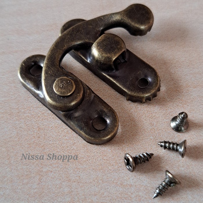 Kunci dus key hook kunci kotak perhiasan kunci kotak plakat kotak kayu