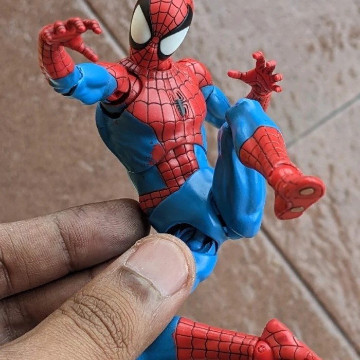 SALE  CUSTOME HEAD SCULPT SPIDERMAN V58 UNTUK MAFEX 185 READYY