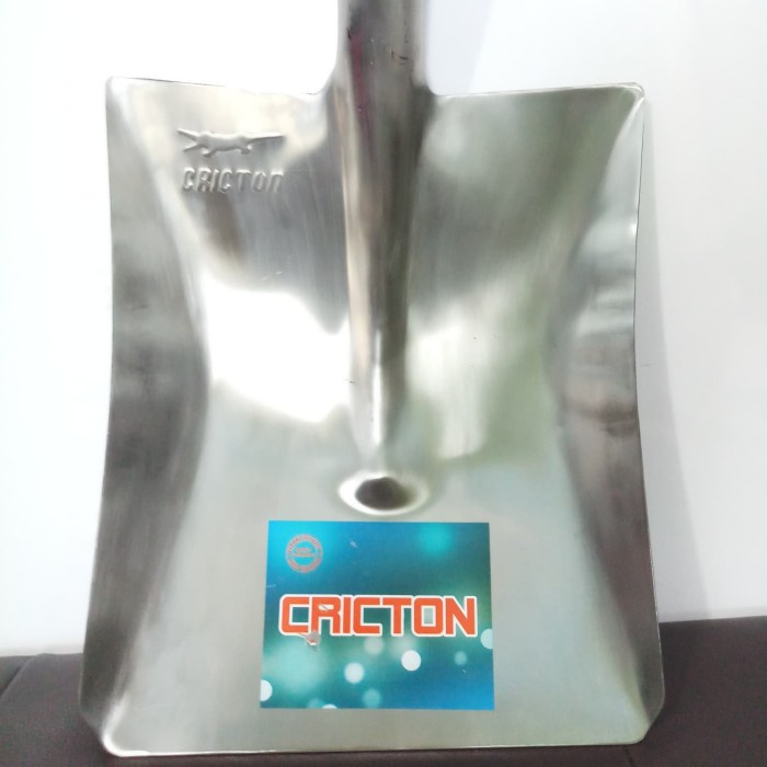 Sekop Rata stainless Tanpa gagang / Kepala sekop stainless CRICTON