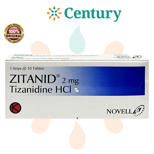 ZITANID 2MG 1 STRIP ISI 10 TAB / OBAT-OBATAN / NYERI