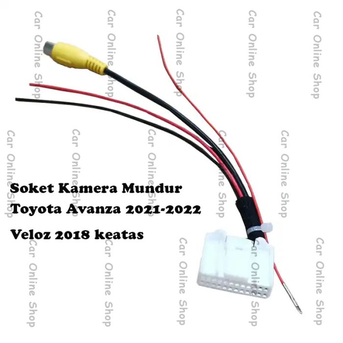 Soket kamera input head unit avanza 2021 2022 dan Veloz 2018 Raize