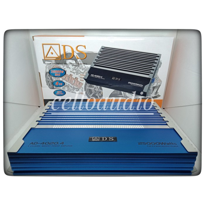 BISA GOSEND POWER AMPLIFIER 4 CHANNEL ADS AD-4020.4 25000 WATT AD 4020.4 MOBIL GRATIS ONGKIR