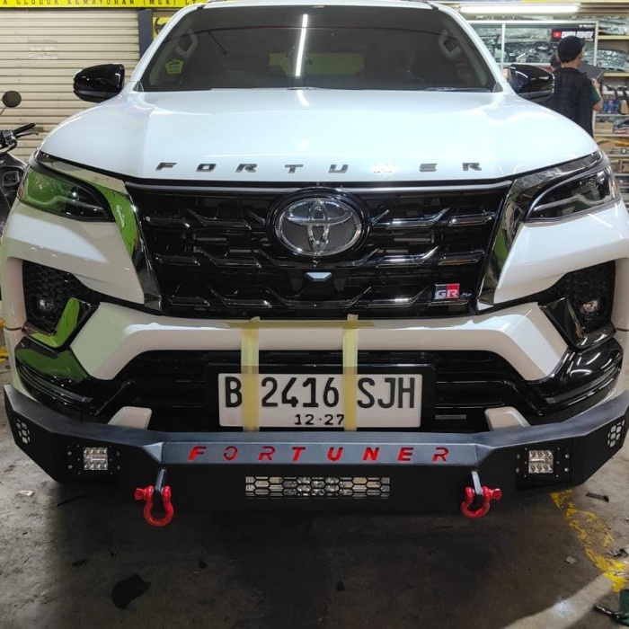 BISA GOSEND PAKETAN BUMPER GUARD DEPAN MOBIL TOYOTA ALL NEW FORTUNER VRZ