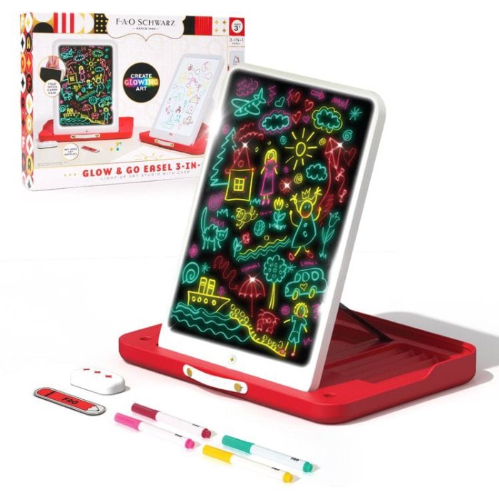 

FAO SCHWARZ Glow & Go Easel 3-In-1