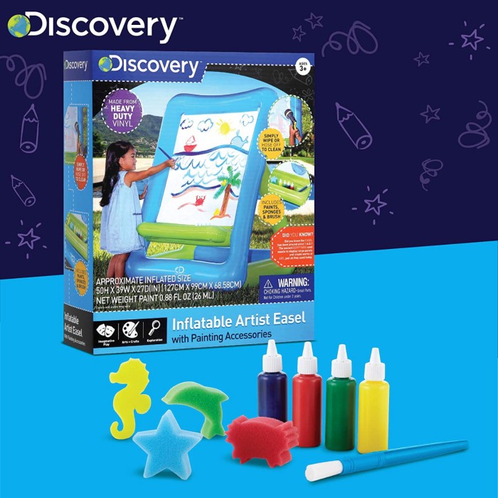 

PROMO! Discovery Inflatable Artist Easel with Painting Accesories
