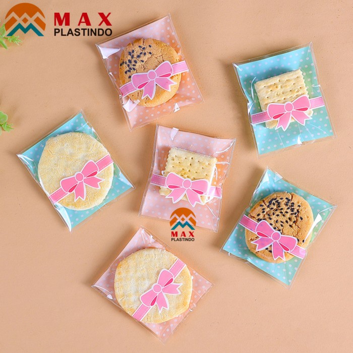 BERMUTU Plastik Cookies 8x10 / Plastik OPP Motif / Plastik Cookies Lucu