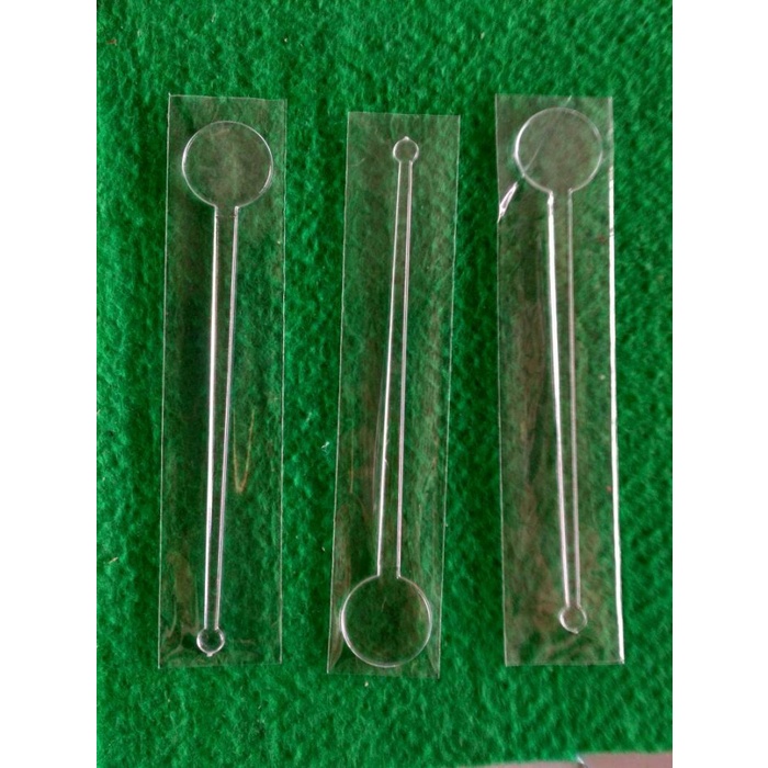 [mojiko] - stirer/stirrer/adukan minuman/pengaduk minuman 18cm plastik satuan