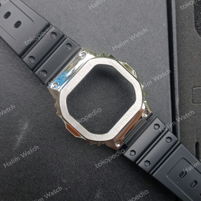 Bezel Metal Plus Strap Rubber G-Shock Dw-5600 Custom Gshock Dw5600 Harga Promo