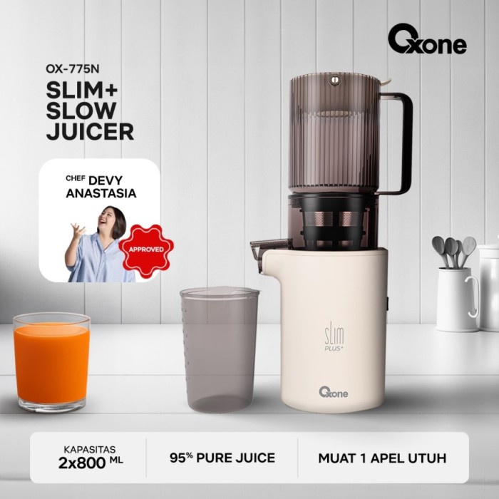 OXONE OX-775 Slim Deluxe Compact Slow Juicer