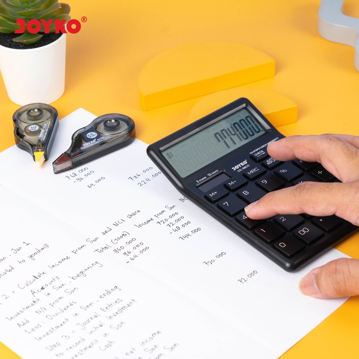 

CALCULATOR KALKULATOR JOYKO CC-58CO 12 DIGITS [TERBARU[TERLARIS[ORIGINAL[ASLI]