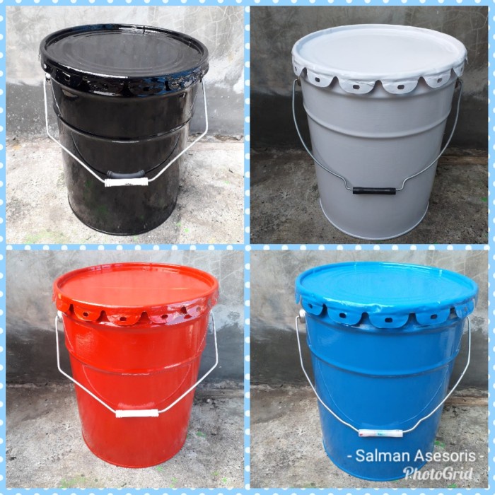 PREMIUM Tong Besi 20 Liter Tempat Bakar Sampah