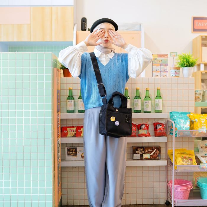 Terlaris Himeku CHEWY Slingbag Cute - Tas Selempang Kanvas SALE