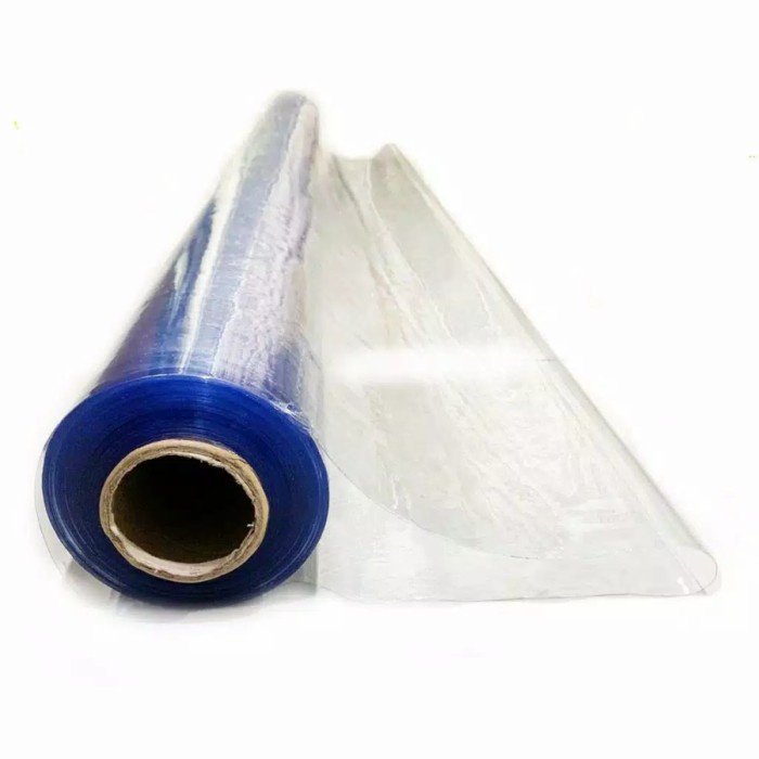 TERPERCAYA Plastik Mika Bening PVC Meteran Tebal Lemas Lebar 137cm Murah Makassar