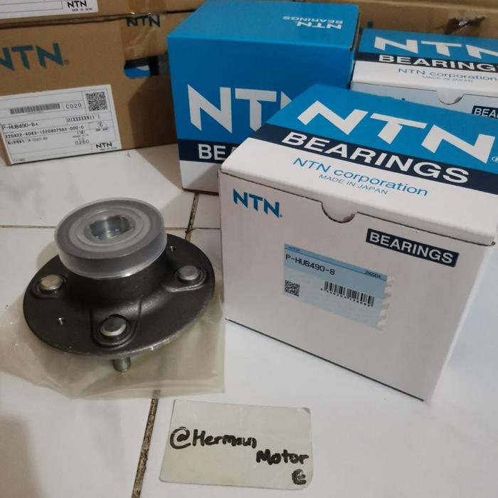 Ready Bearing Belakang NTN Asli P-HUB490-8 untuk Mobil Honda Freed, Mobilio, Jazz GE8, City GM2 ABS