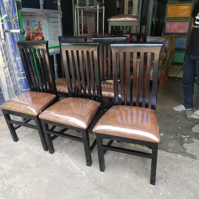 PREMIUM Kursi makan kayu minimalis kursi kayu minimalis