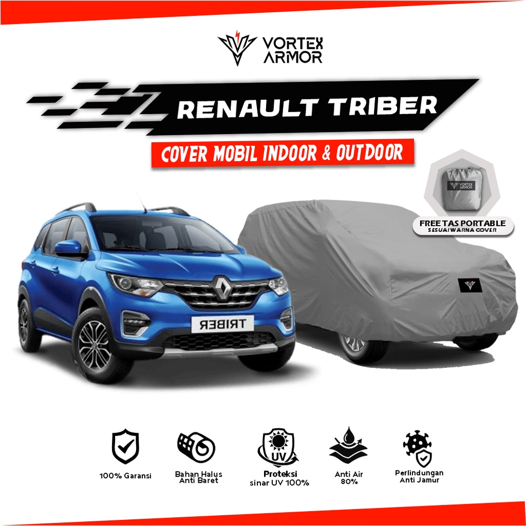Cover Mobil Renault Triber  / Sarung Mobil Renault Triber   / Selimut Renault Triber
