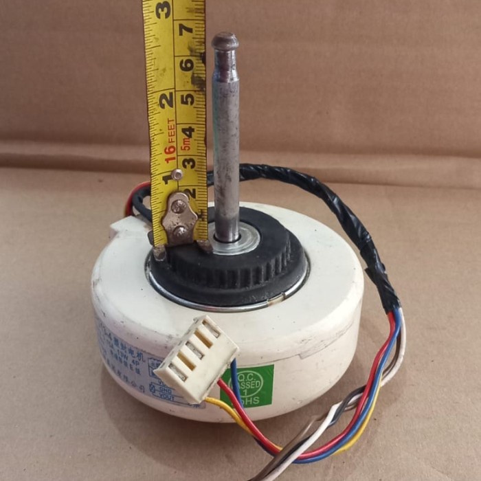 Motor Fan Indoor AC Panasonic YFNPG13-4 220V/50Hz 0.15A 13W 1.5uF/400V Bekas Cabutan Original