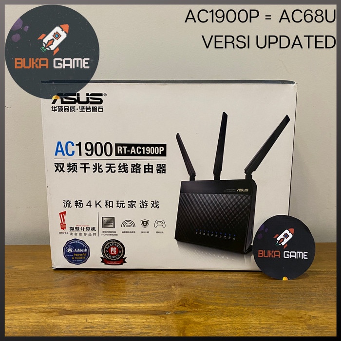 ASUS RT-AC68U AC1900 Dual Band Gigabit Gaming Router Wireless AiMesh