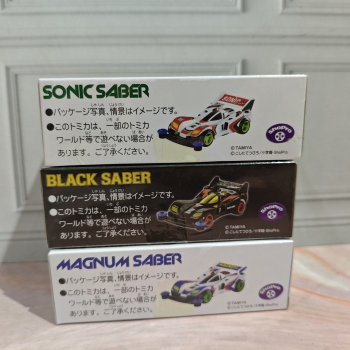 Tomica Premium Tamiya Magnum Saber Black Saber Sonic Saber