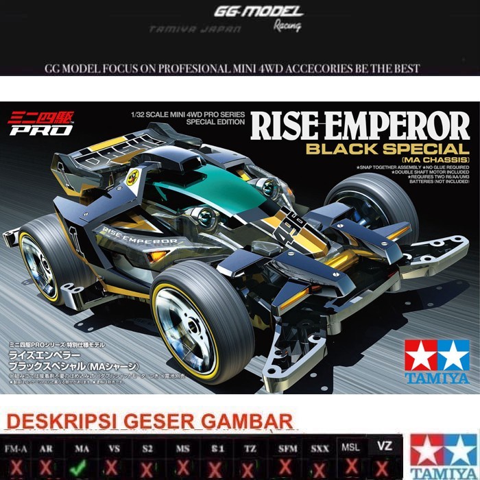TAMIYA 95574 RISE EMPEROR BLACK SPECIAL