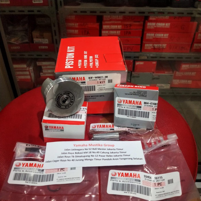 Piston Kit Lexi / Seher Kit Lexi Original Yamaha
