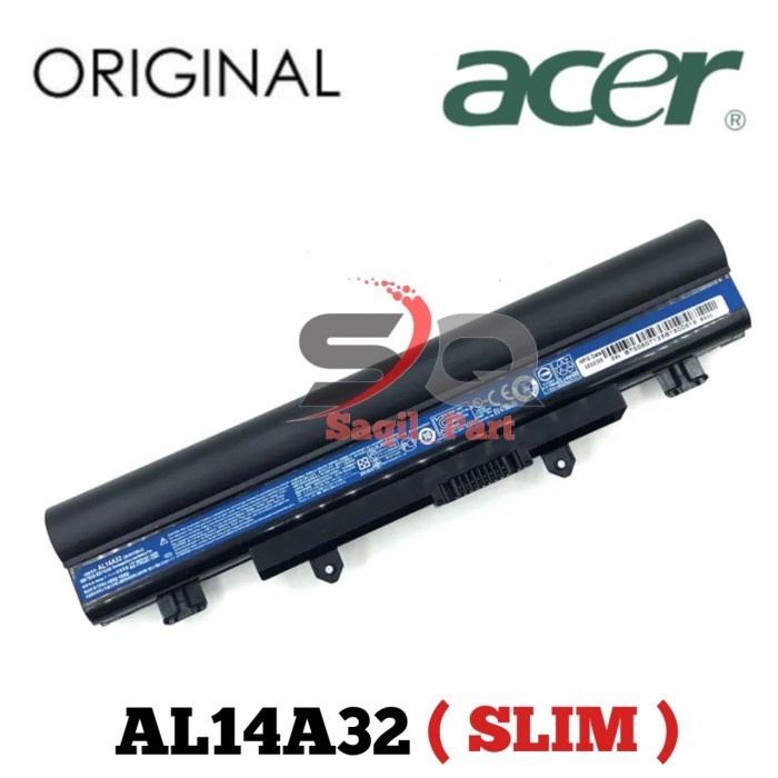 Baterai Batre Laptop Acer Aspire E14 E15 E5-471 E5-471G E5-571 E5-571G AL14A32
