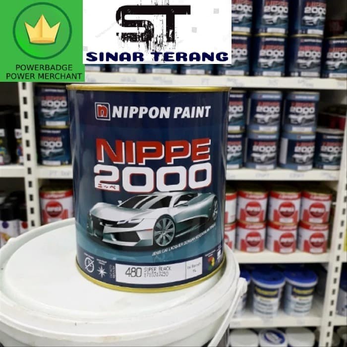 TERBARU Nippe 2000 / nippon paint / cat minyak kayu warna hitam/putih / Doff