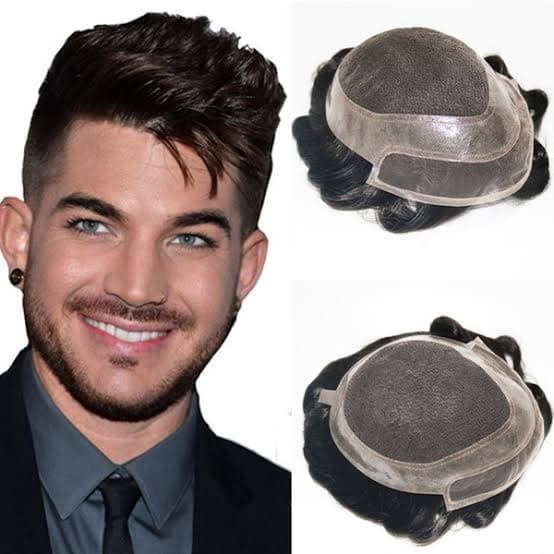 TERLARIS toupee man / tutup botak pria human hair rambut asli