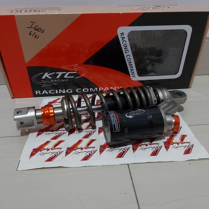 Sokbreker Shockbreacker Tabung Ktc Racing 300 Mm Mio Grey Karbu Fino