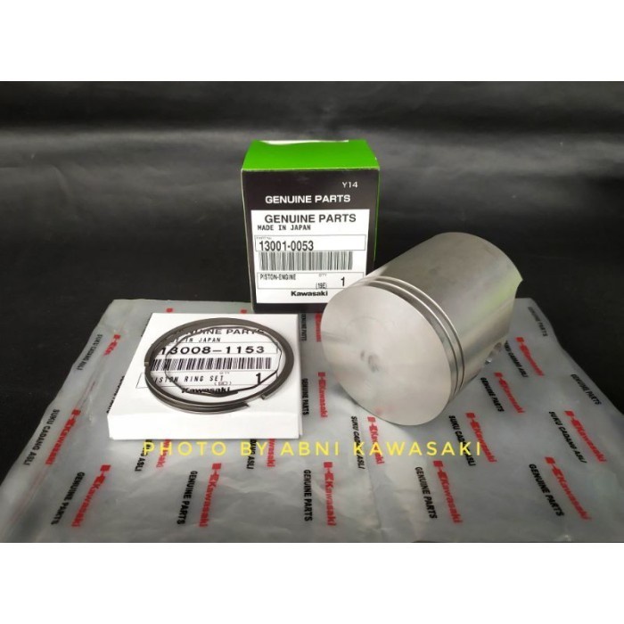 Piston + Ring Seher Ninja 150 Rr Cbu Zx Blok 1878 Ori Kawasaki