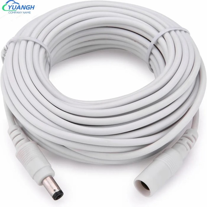 DC 12V Power Adapter Extension Cable 5.5 * 2.1mm Male Female Power