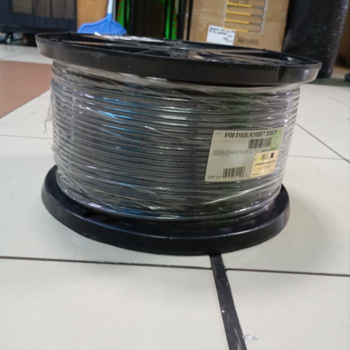 Belden Kabe RG59 Black 305meter Kabel Belden RG59 polos Hitam